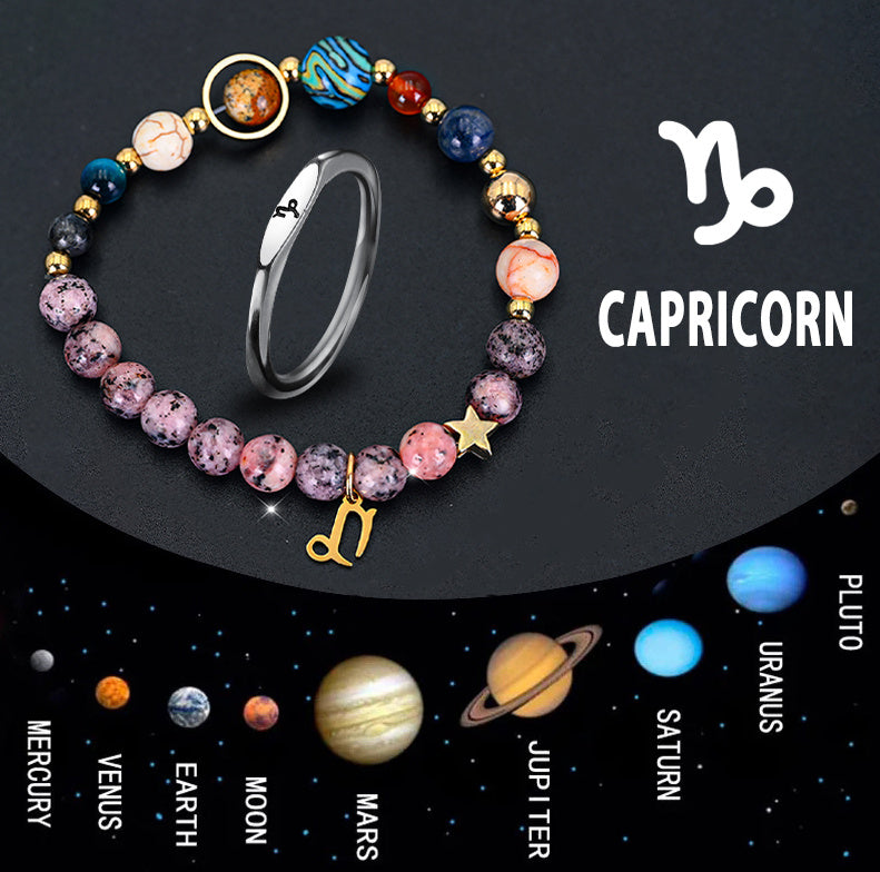 Anillos astrales minimalistas de los 12 signos del zodiaco, 20 g