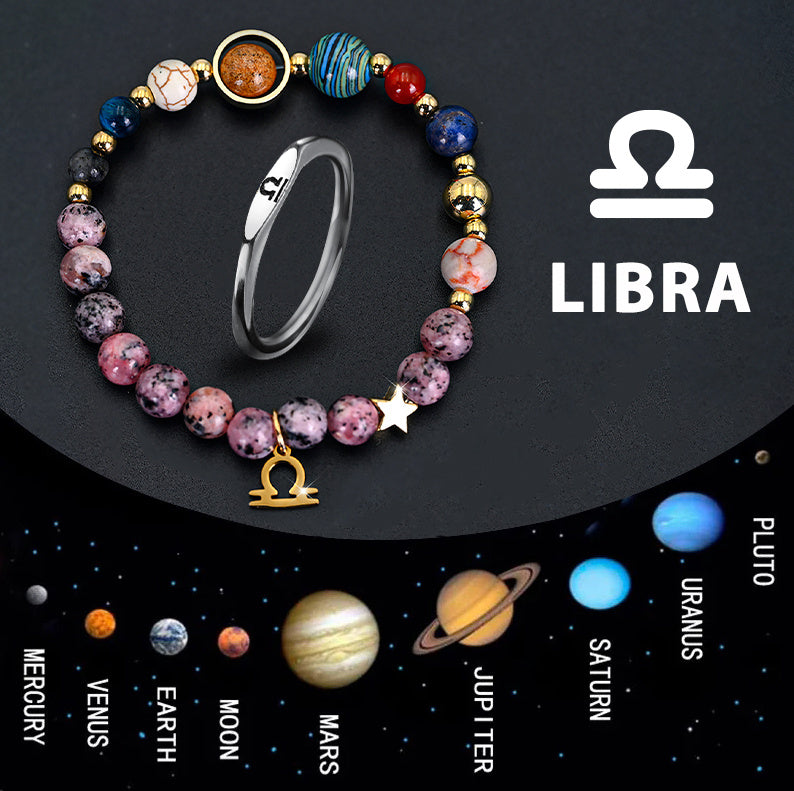 Anillos astrales minimalistas de los 12 signos del zodiaco, 20 g