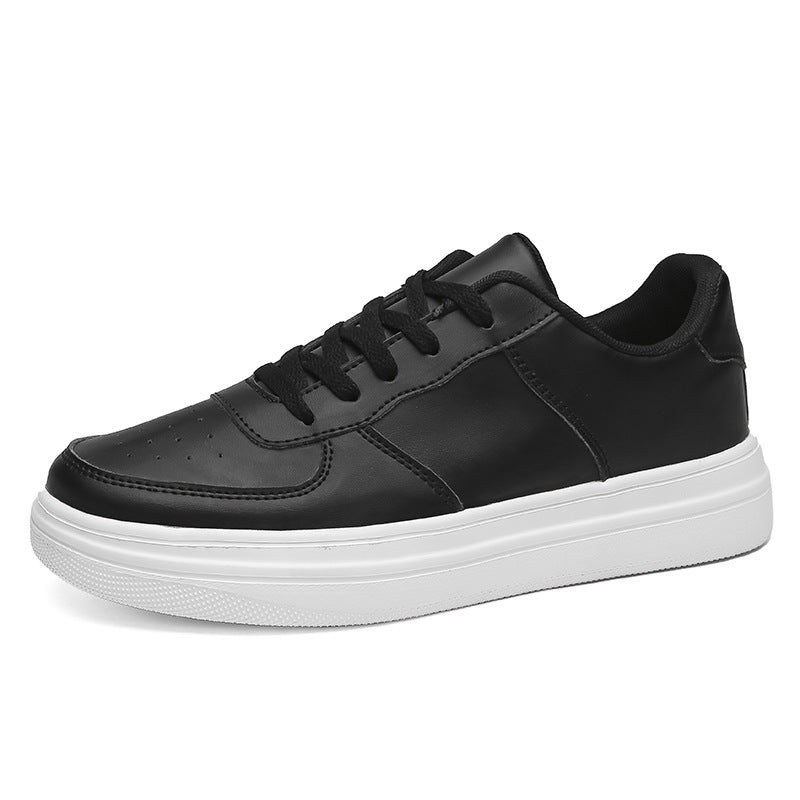 Men's White Platform Sneakers - Large Size Spring Summer