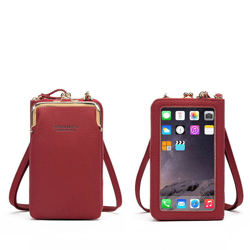 Cartera de mano 2 en 1 de PU para mujer - Multifunción 200 g