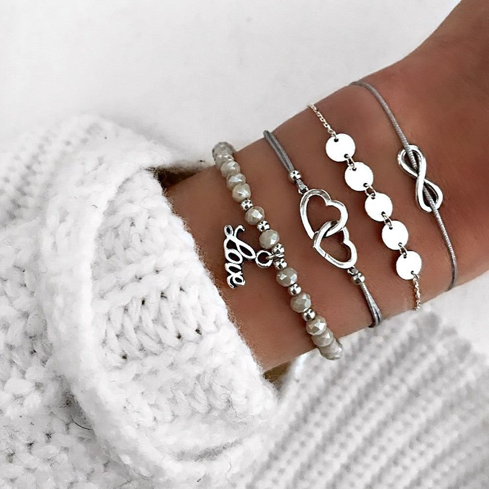 Ensemble Bracelets Bohèmes Vintage 40g Perles Naturelles