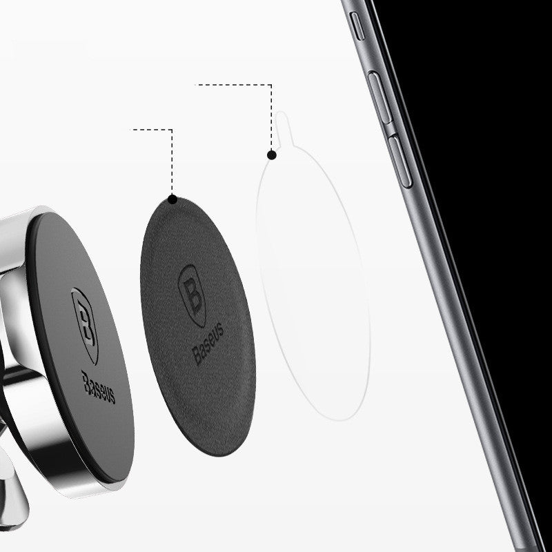 Magnetic Metal Car Phone Holder - Universal Accessory
