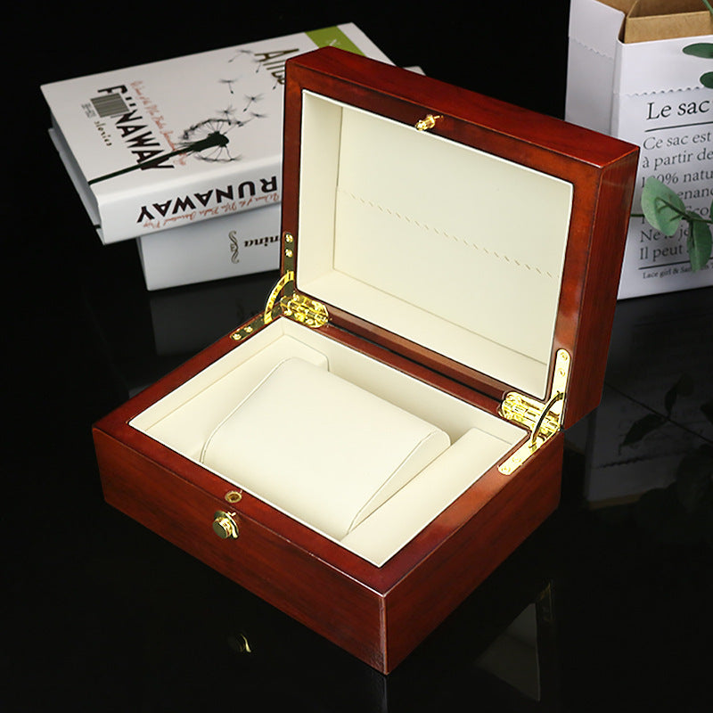 Boîte Rangement Montres Bois Personnalisable - Coffret Bijoux Luxe