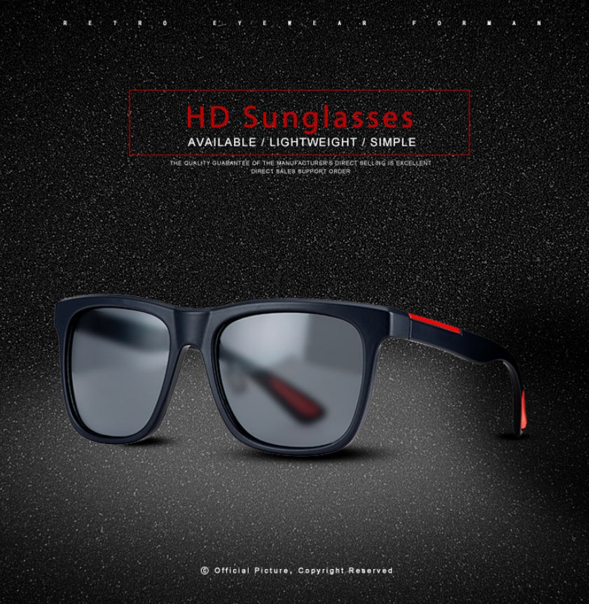 Gafas de sol fotocromáticas cuadradas para hombre, UV400, 70 g | SADJÉ
