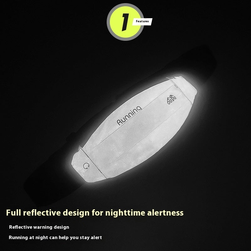 Riñonera deportiva reflectante impermeable para correr (115 g)