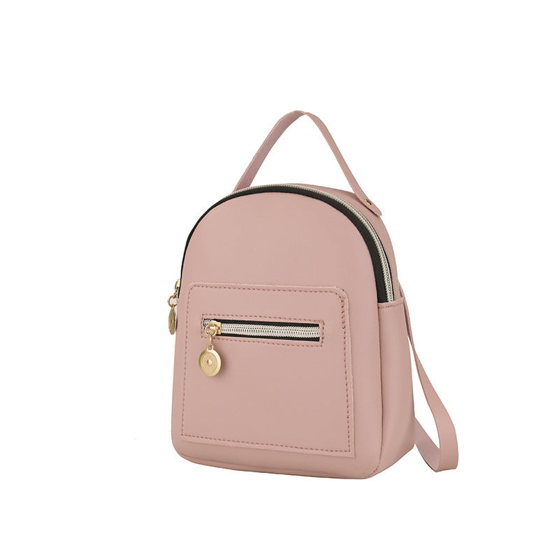 Mochila multibolsillos para mujer - PU de gran capacidad