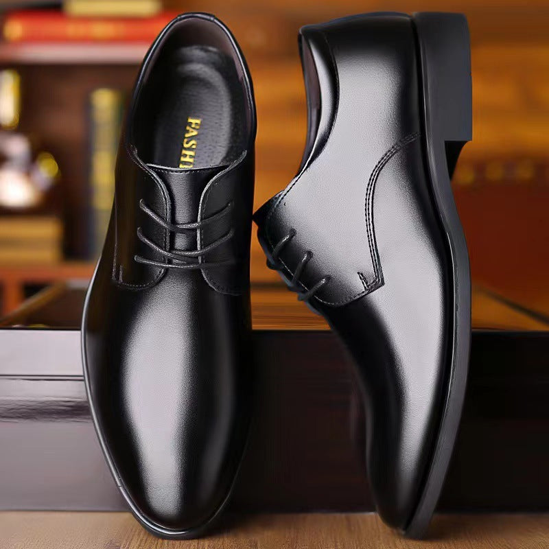 Men's Leather Pointed Toe Business - Formal Waterproof Shoes