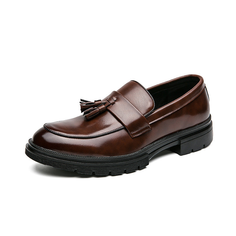 Men's Leather Brogue Shoes - Elegant Business Formal Oxfords