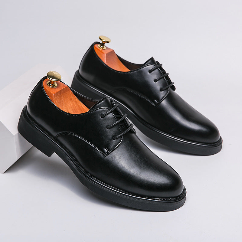 Men's Leather Shoes British Style - Business Casual Elegant