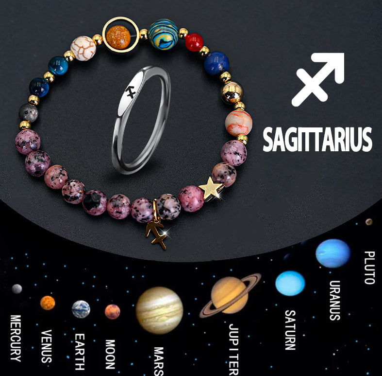 Anillos astrales minimalistas de los 12 signos del zodiaco, 20 g