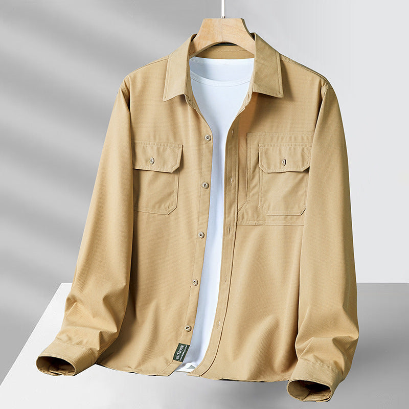 Chemise Homme Décontractée Manches Longues - Coupe Ample Confortable