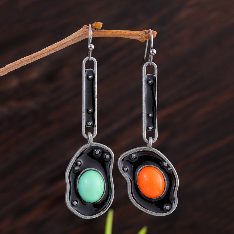 Pendientes asimétricos de 20 g - Varias formas geométricas