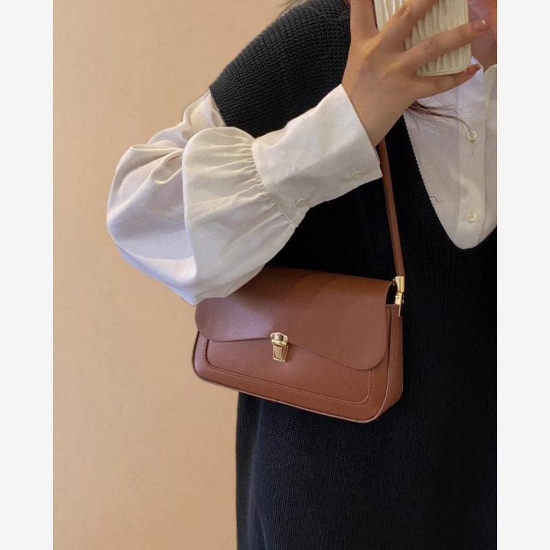 Women's Simple Solid Color One Shoulder Bag
