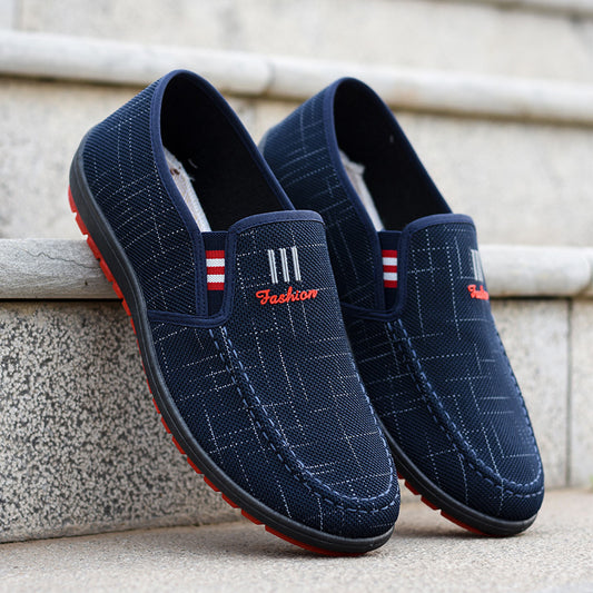 Chaussures Toile Homme Casual - Style Pékin Respirantes Confort