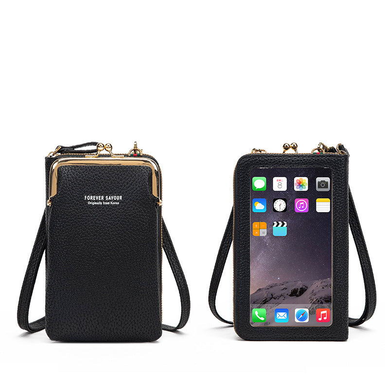 Cartera de mano 2 en 1 de PU para mujer - Multifunción 200 g