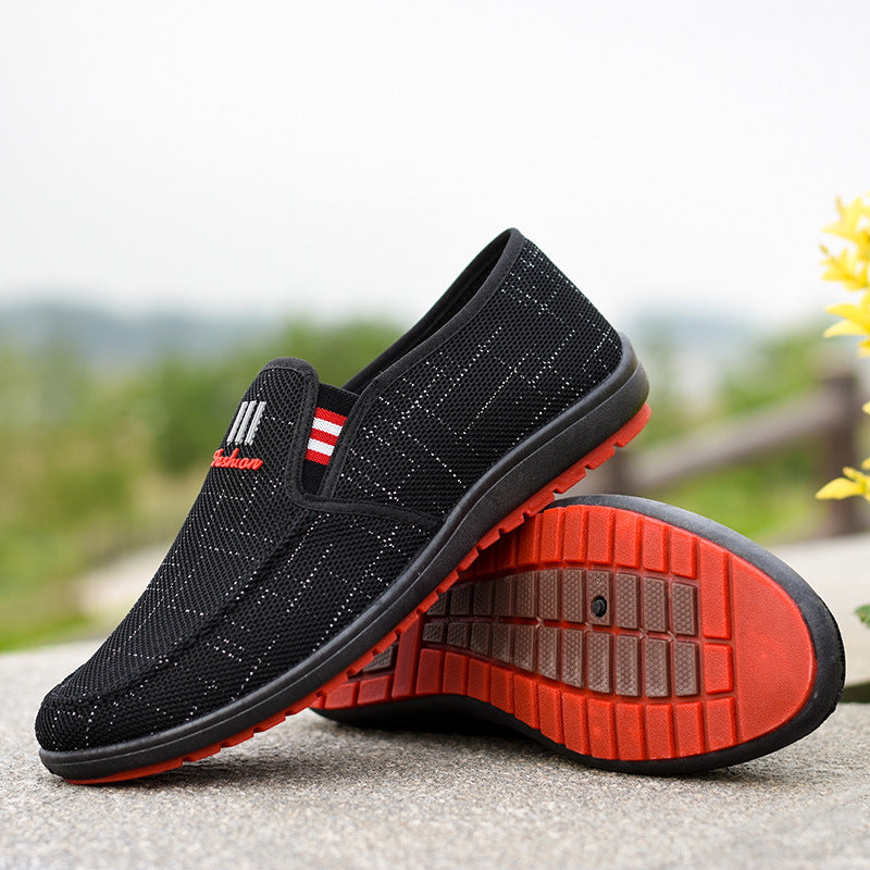 Men's Casual Canvas Shoes - Beijing Style Breathable Comfort