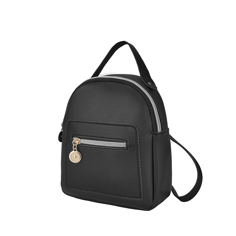 Mochila multibolsillos para mujer - PU de gran capacidad