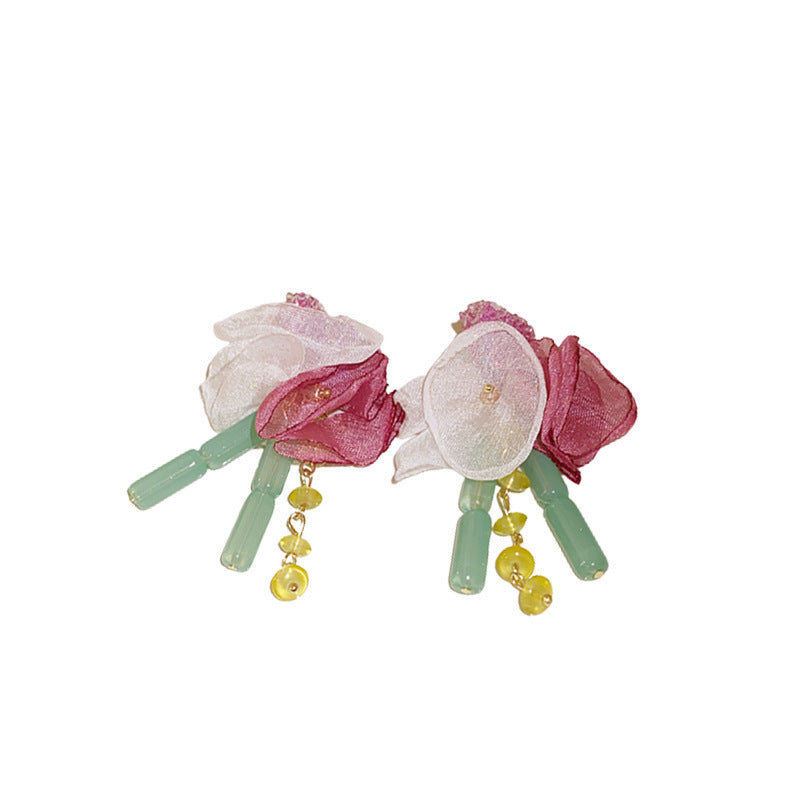 Pendientes de nudo de corazón romántico de 20 g