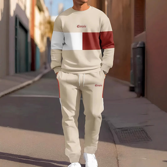 Ensemble Survêtement Homme Imprimé - Veste et Pantalon Sport
