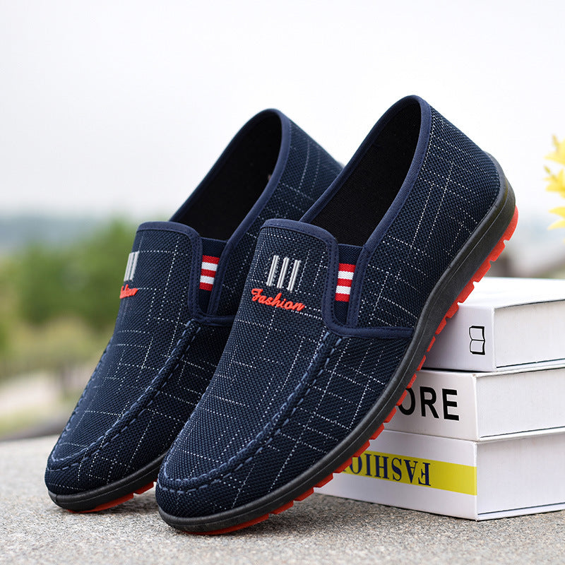 Men's Casual Canvas Shoes - Beijing Style Breathable Comfort