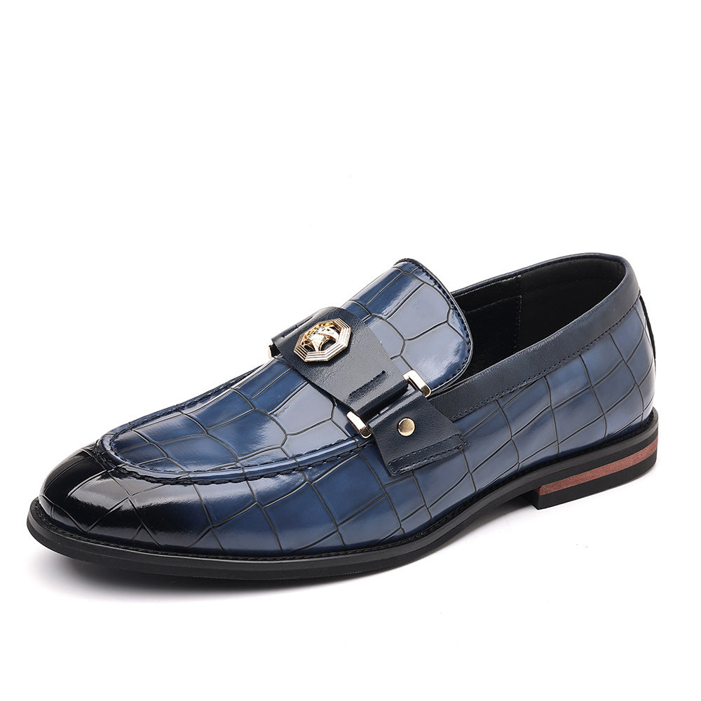 Men's Plaid Pattern Loafers Plus Size - Casual Comfort