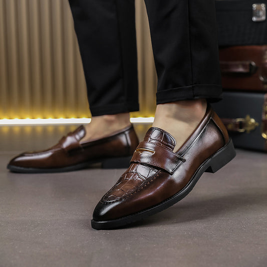 Chaussures Homme Cuir Bout Pointu Grande Taille - Business Formel
