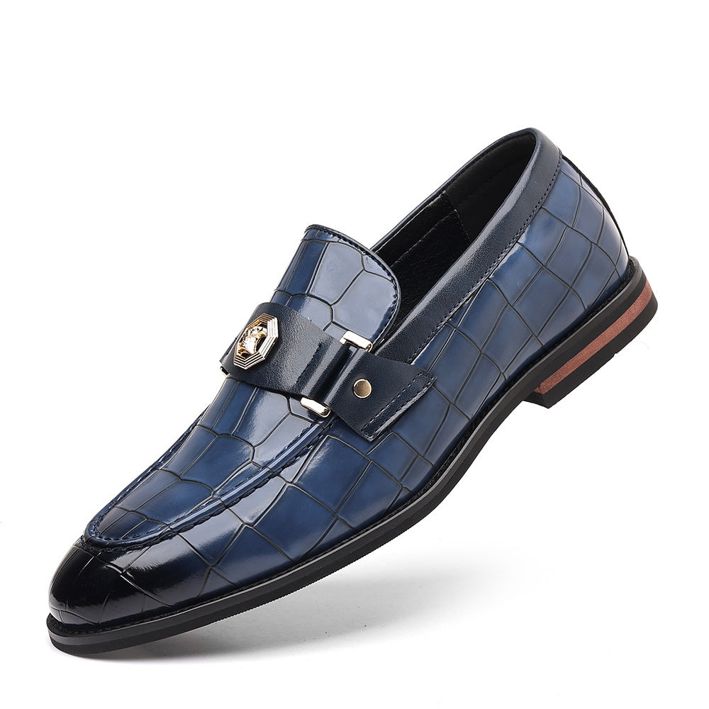 Men's Plaid Pattern Loafers Plus Size - Casual Comfort