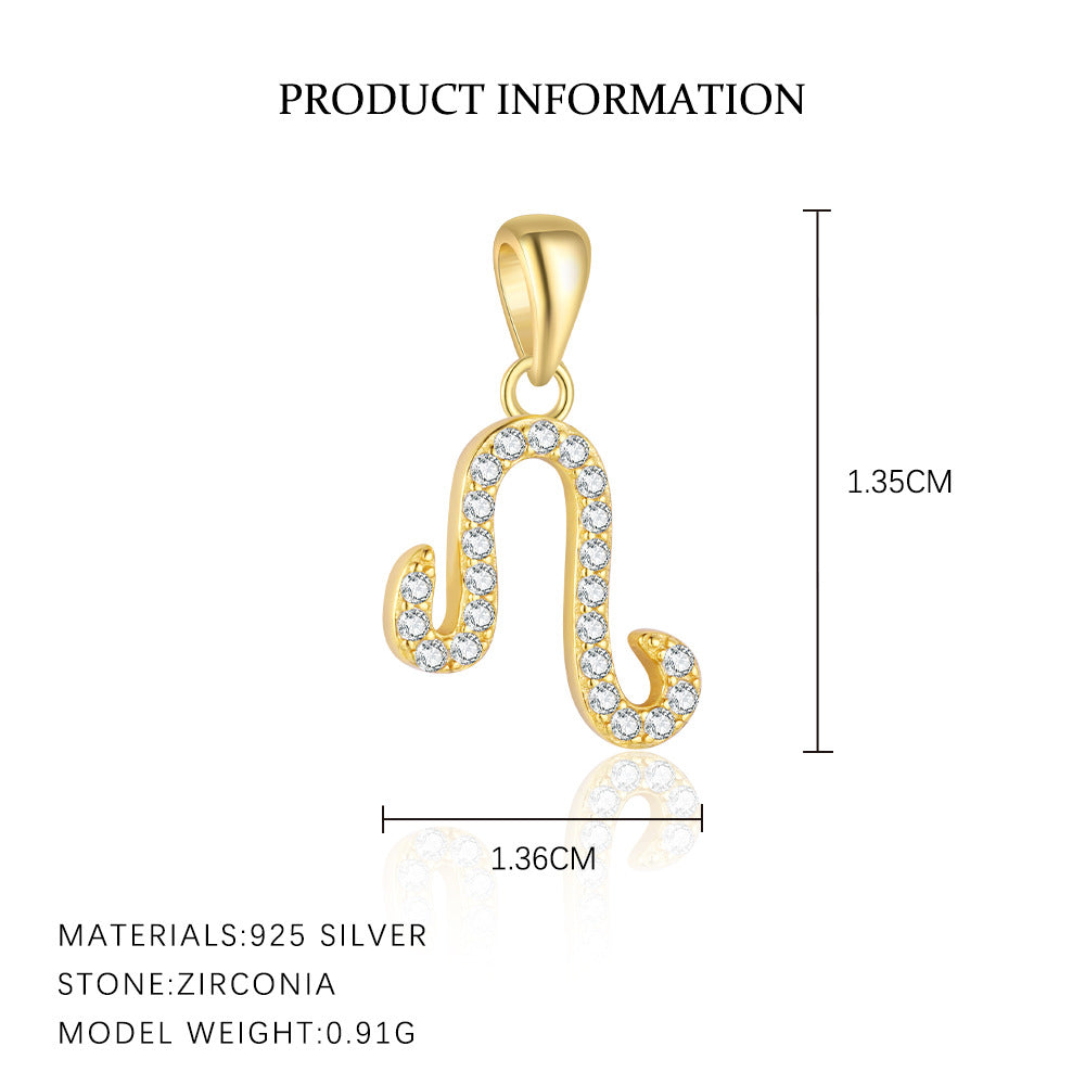 Collier Argent Sterling S925 11g - 12 Constellations Zodiacales