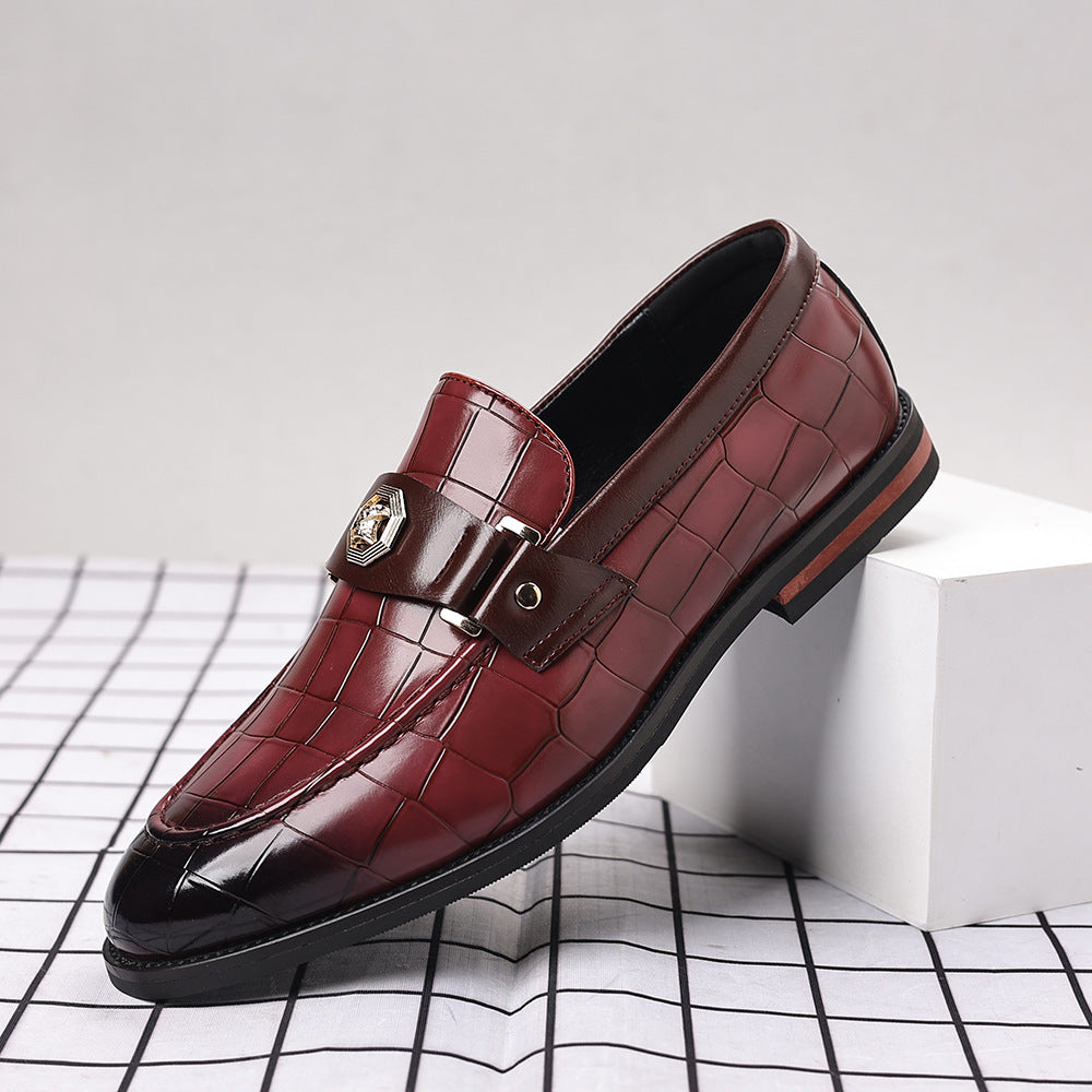 Men's Plaid Pattern Loafers Plus Size - Casual Comfort