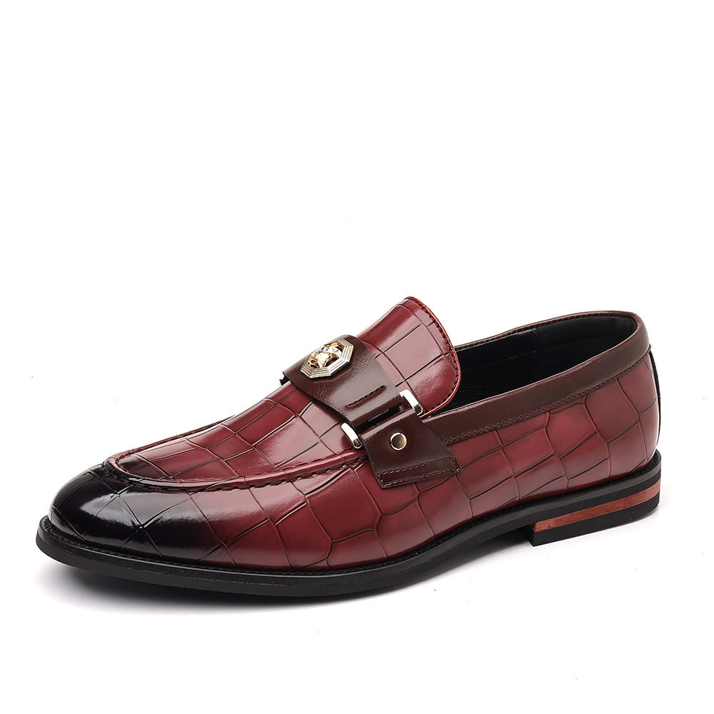 Men's Plaid Pattern Loafers Plus Size - Casual Comfort
