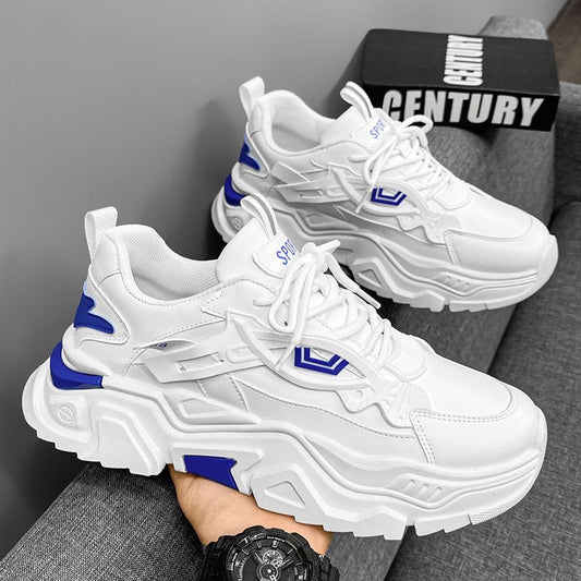 Baskets Homme Semelle Rehaussante - Sneakers Casual Polyvalentes