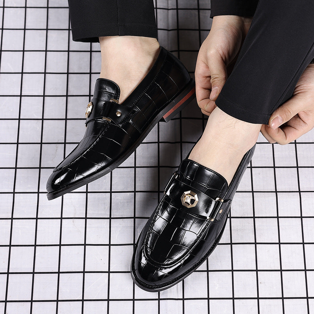 Men's Plaid Pattern Loafers Plus Size - Casual Comfort