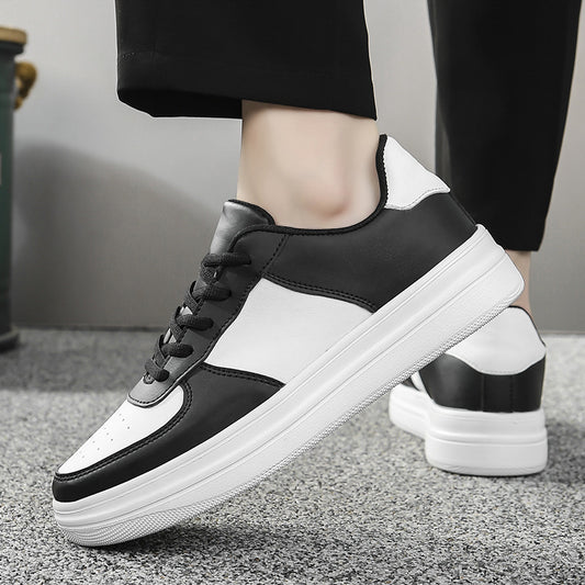 Baskets Homme Plateforme Blanches - Grande Taille Printemps Été