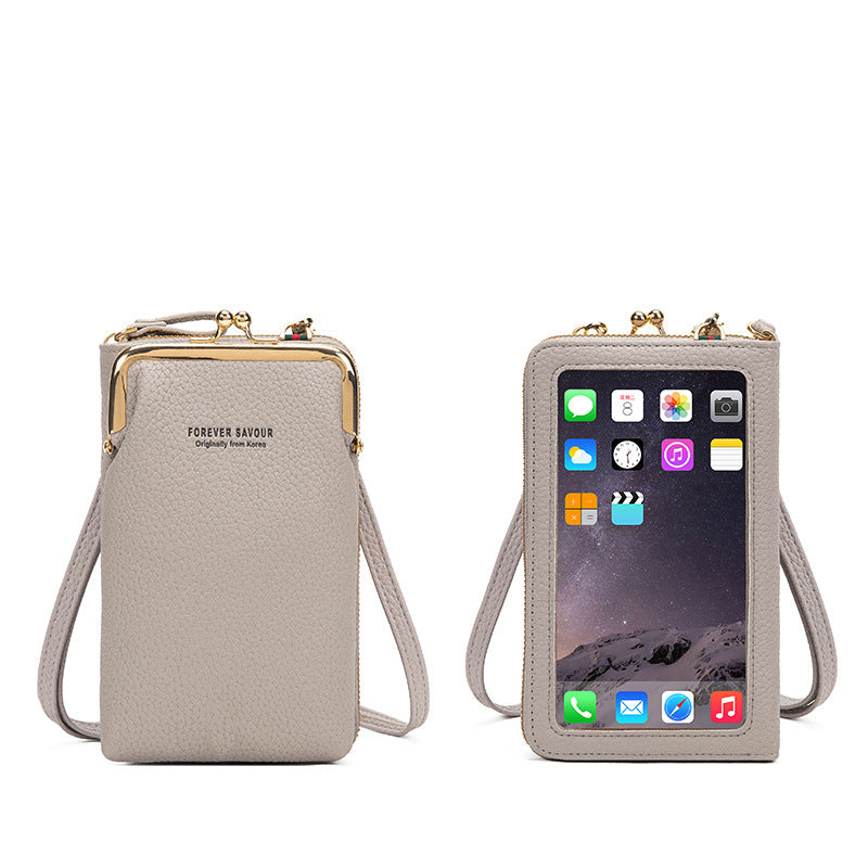 Cartera de mano 2 en 1 de PU para mujer - Multifunción 200 g