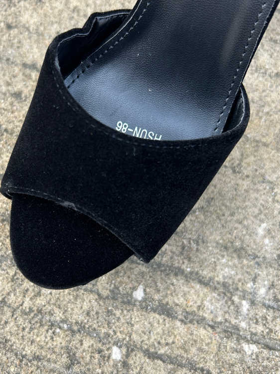 Sandalias de plataforma de 13 cm para mujer - Tacones gruesos impermeables - Zapatos de noche