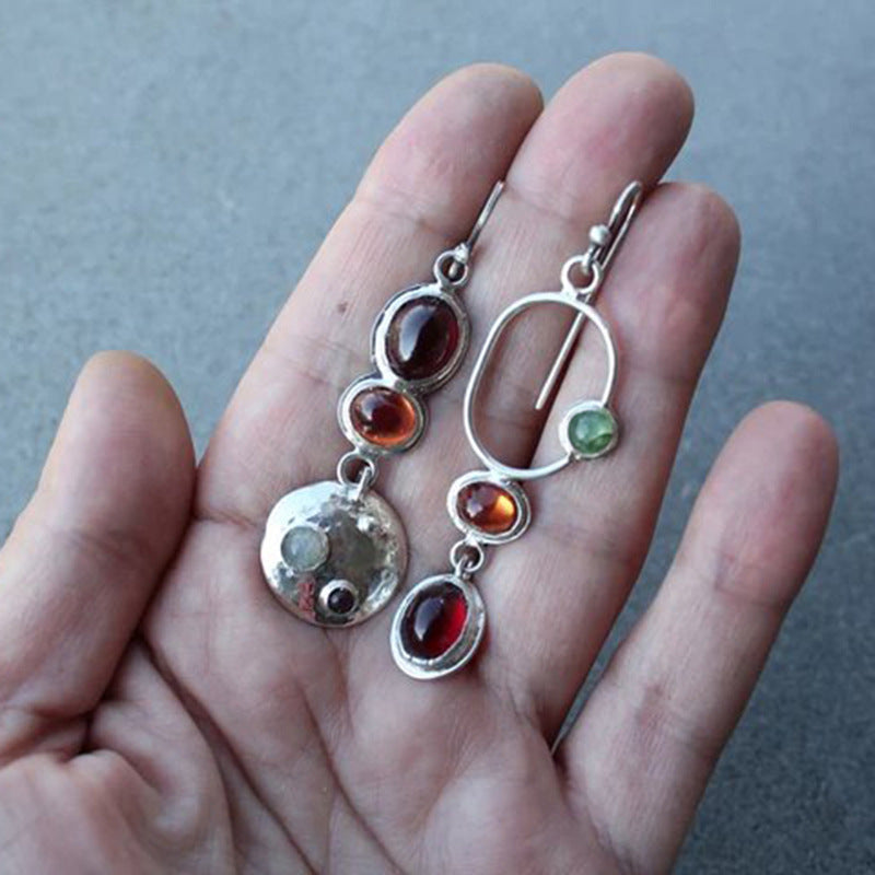 Pendientes asimétricos de 20 g - Varias formas geométricas