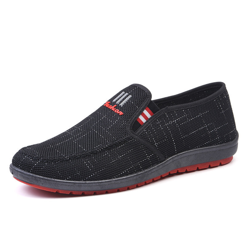 Men's Casual Canvas Shoes - Beijing Style Breathable Comfort