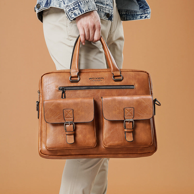 Bolso de negocios para ordenador de hombre - Correa de hombro 1020 g