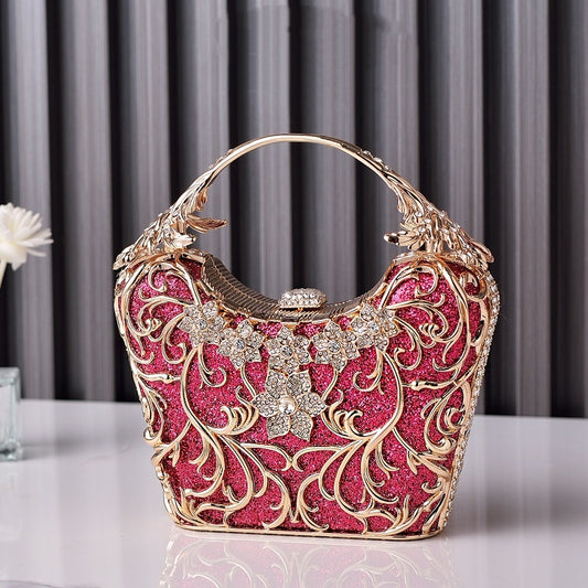 Pochette Soirée Ajourée Brillante - Sac Banquet 520g