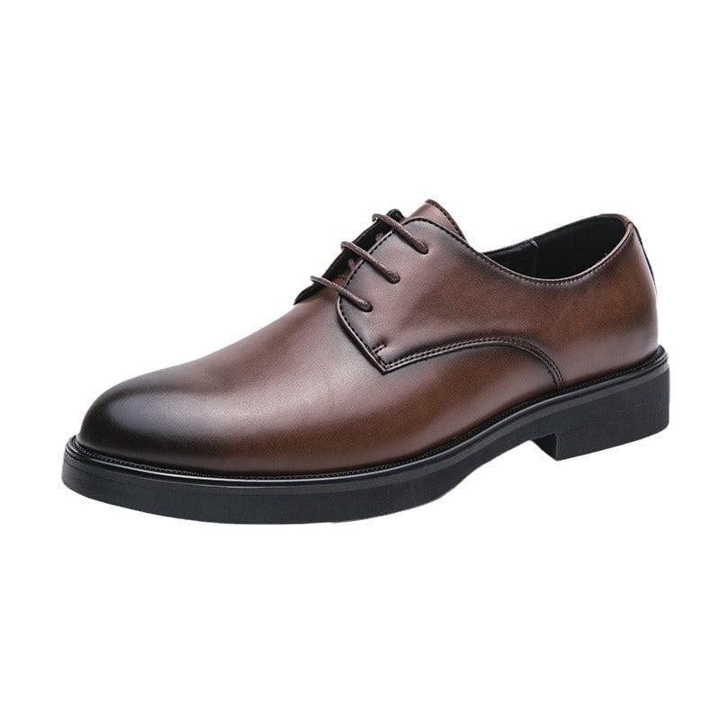 Men's Leather Shoes British Style - Business Casual Elegant