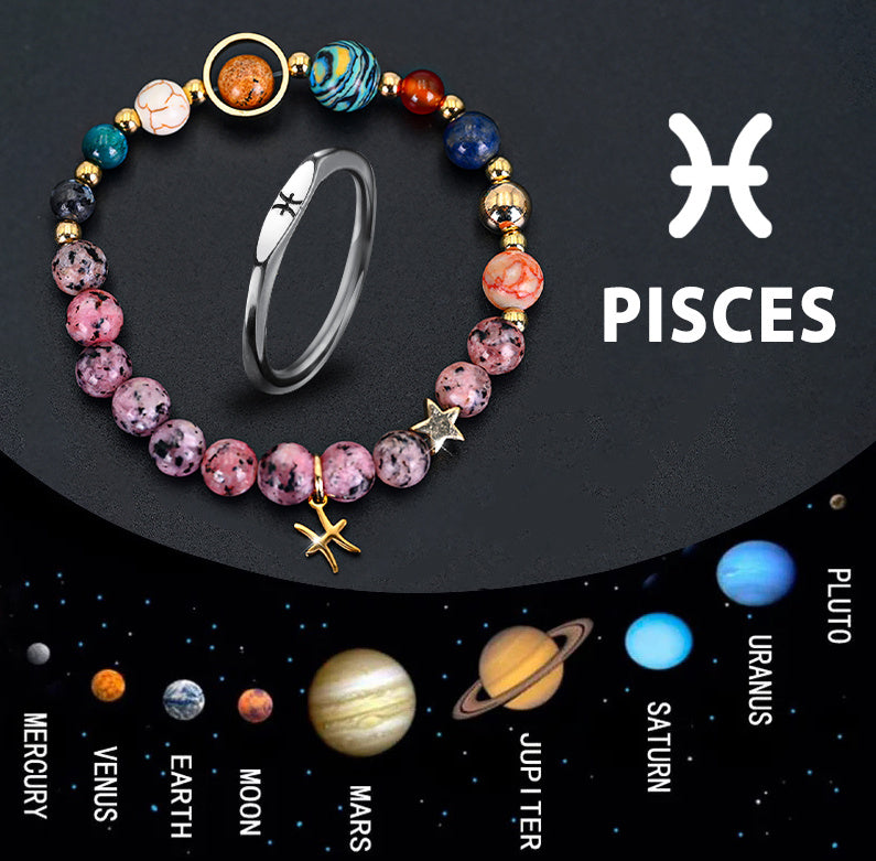 Anillos astrales minimalistas de los 12 signos del zodiaco, 20 g