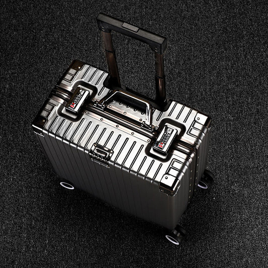 Valise Cabine Aluminium Rigide 18-20 Pouces - Roulettes TSA