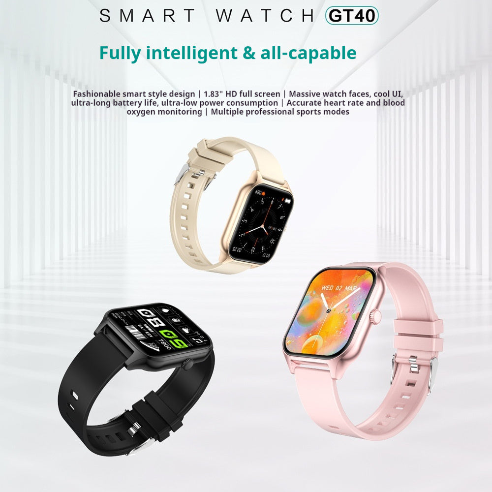 Multi-Mode Sports Watch with Customizable Dial - Sleep Tracker