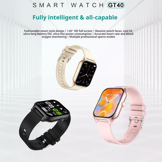 Multi-Mode Sports Watch with Customizable Dial - Sleep Tracker