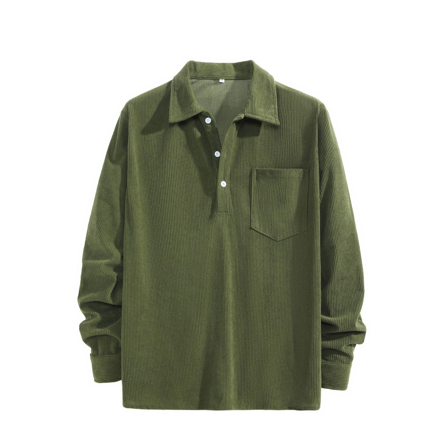 T-shirt Homme Casual Rétro Américain - Polyester Loose Fit