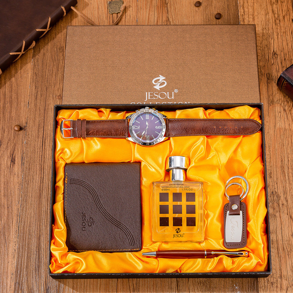 Caja de regalo para reloj de hombre de 650 g, juego completo