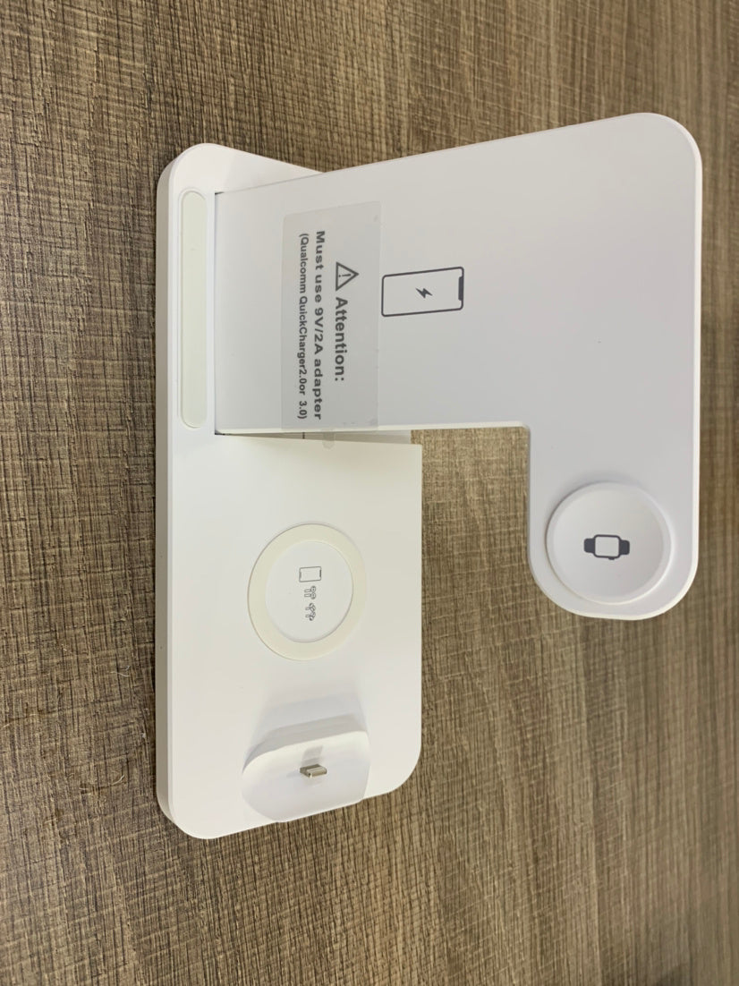 Chargeur Sans Fil 3-en-1 - Téléphone Montre Écouteurs Universel