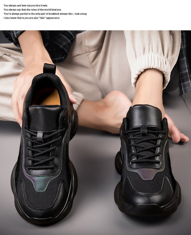 Chaussures Rehaussantes Homme Automne - Baskets Respirantes Casual Confortables