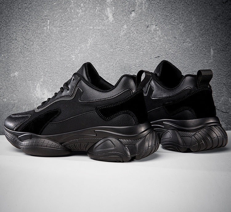 Chaussures Rehaussantes Homme Automne - Baskets Respirantes Casual Confortables