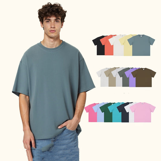 T-shirt Homme Oversize Loose Fit - Style Américain Casual Décontracté